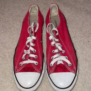 Red Converse Chuck Taylors